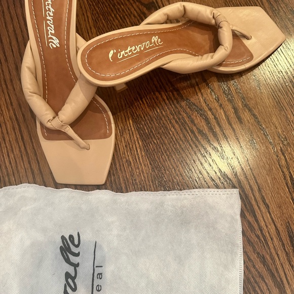 L’Intervalle heels (never worn) black pair and beige pair - Picture 2 of 9